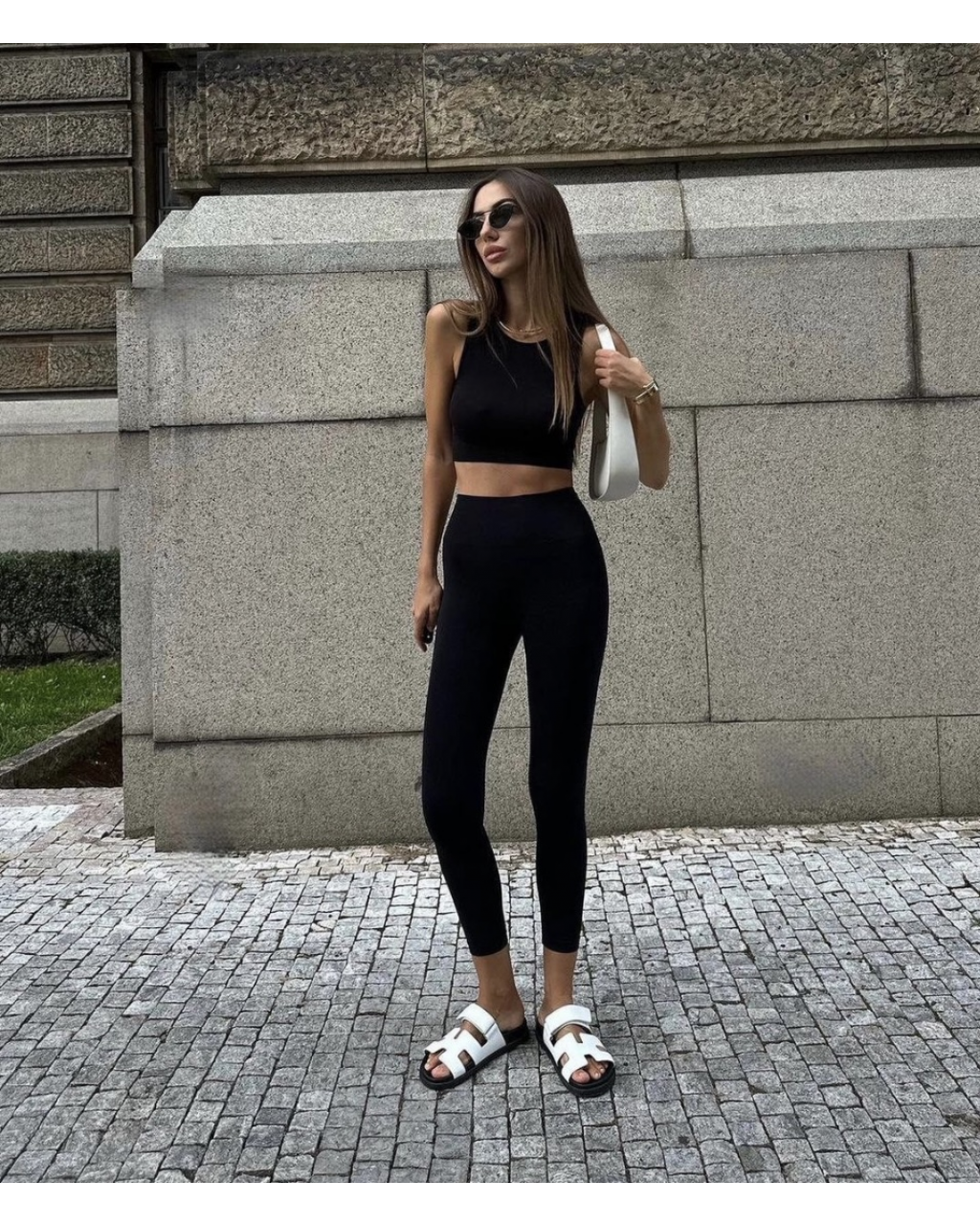 Комплект Black Push Up Crop Top