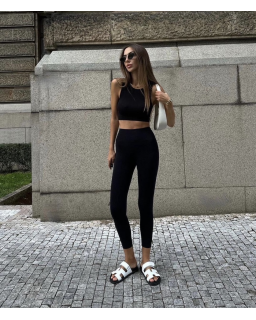 Комплект Black Push Up Crop Top
