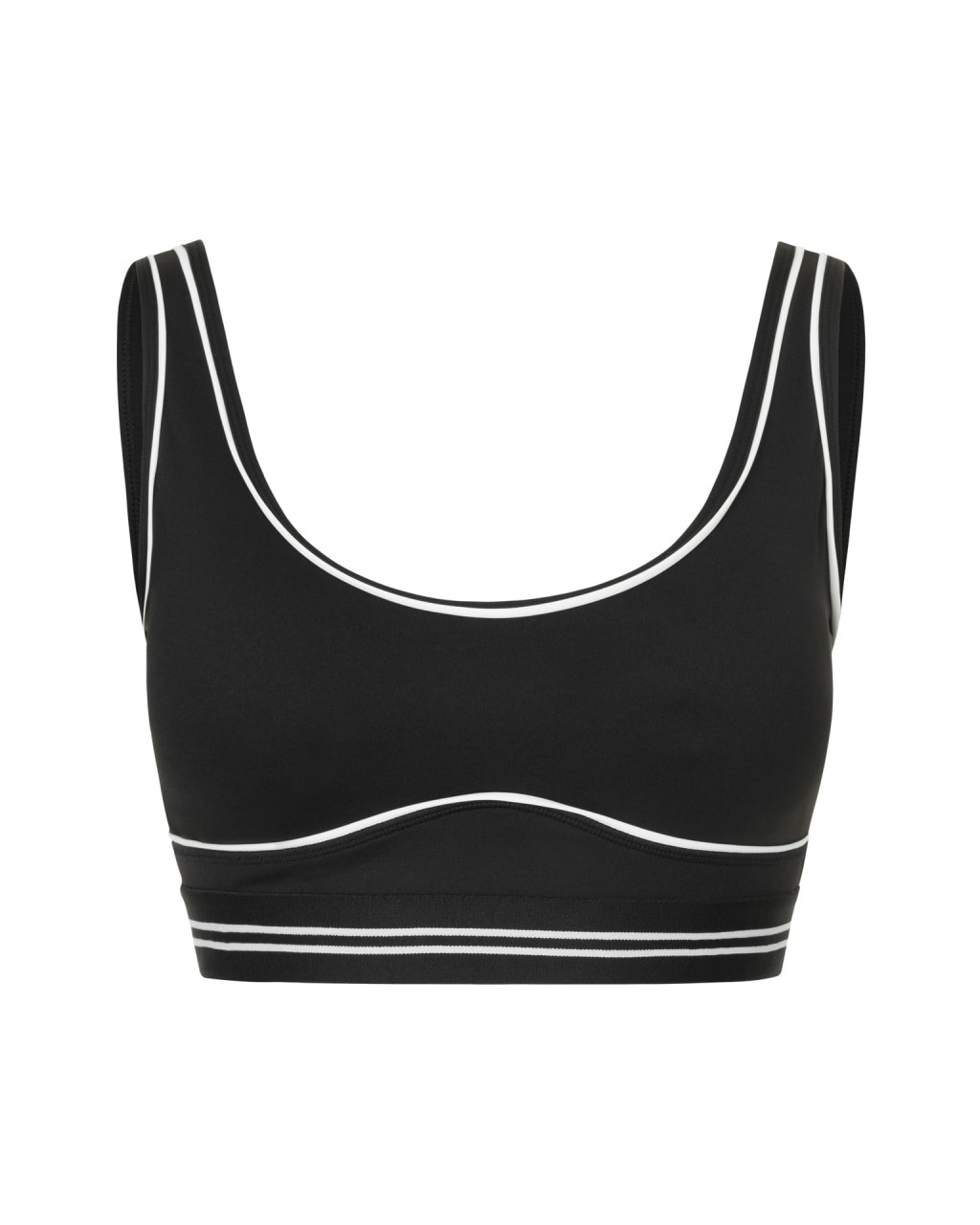 Топ Yoga Lines Black 