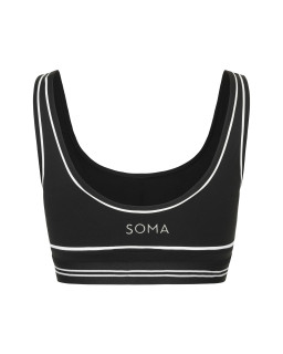 Топ Yoga Lines Black 
