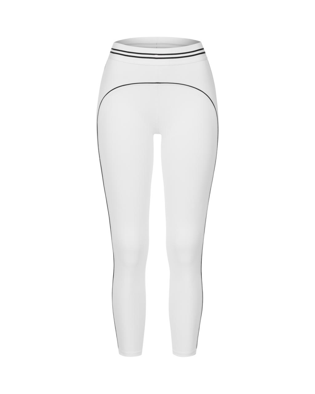 Leggings Yoga Lines White
