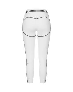 Leggings Yoga Lines White