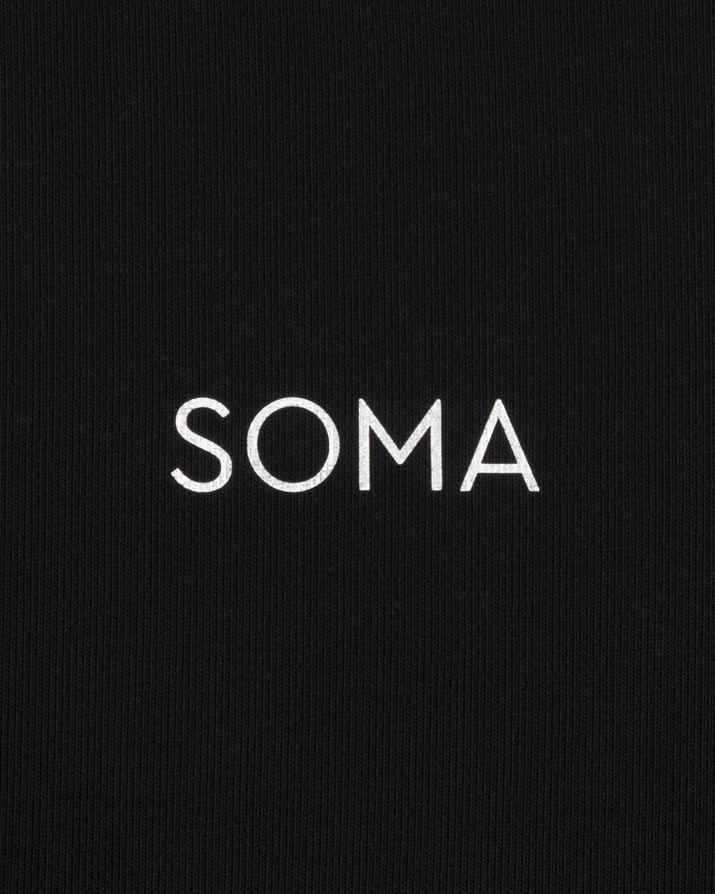  Sweatshirt  Soma Flow Black Oversize