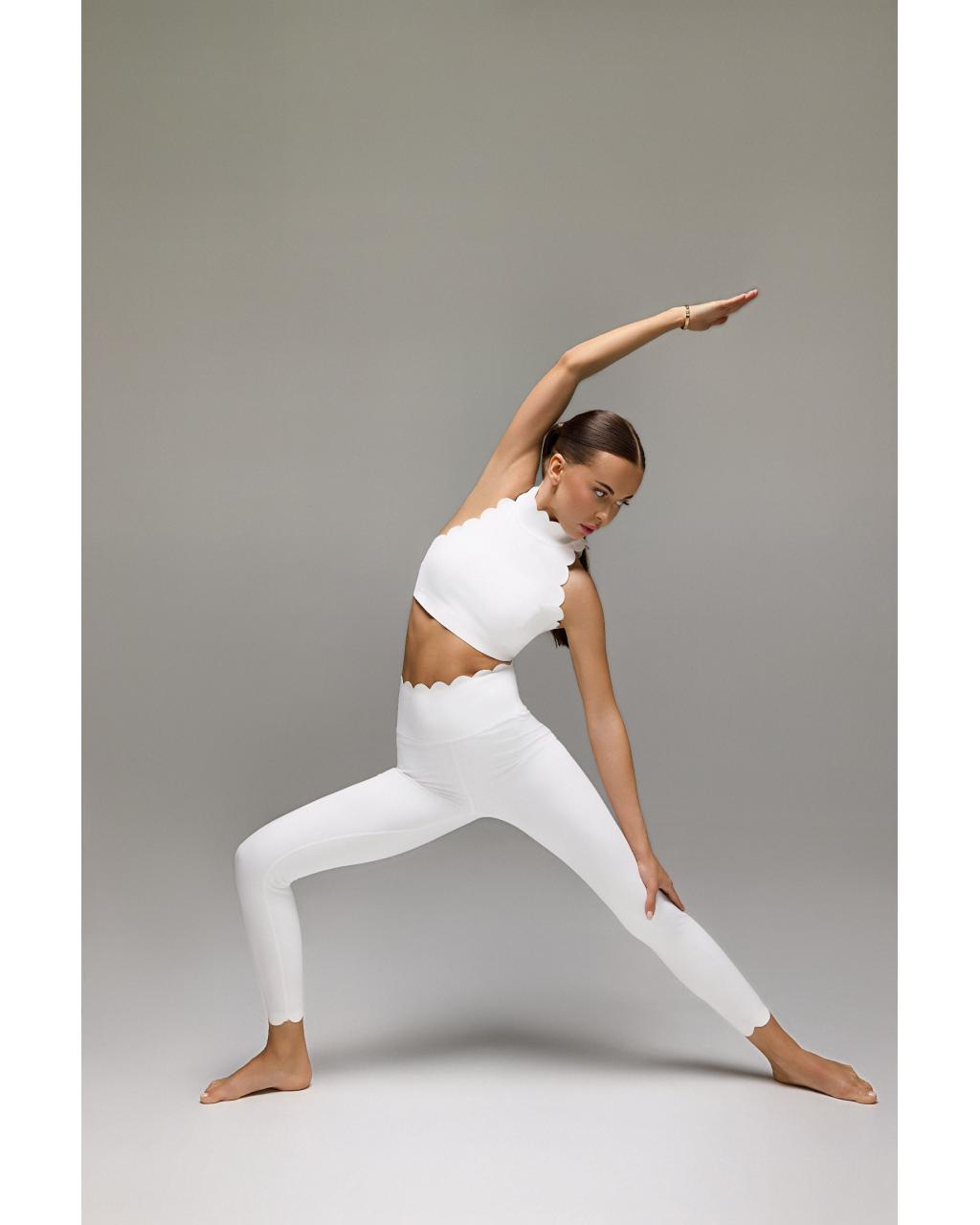 Топ Wave Open Back White