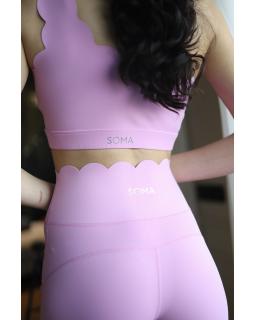 Комплект Wave Shorts One Shoulder Misty Rose