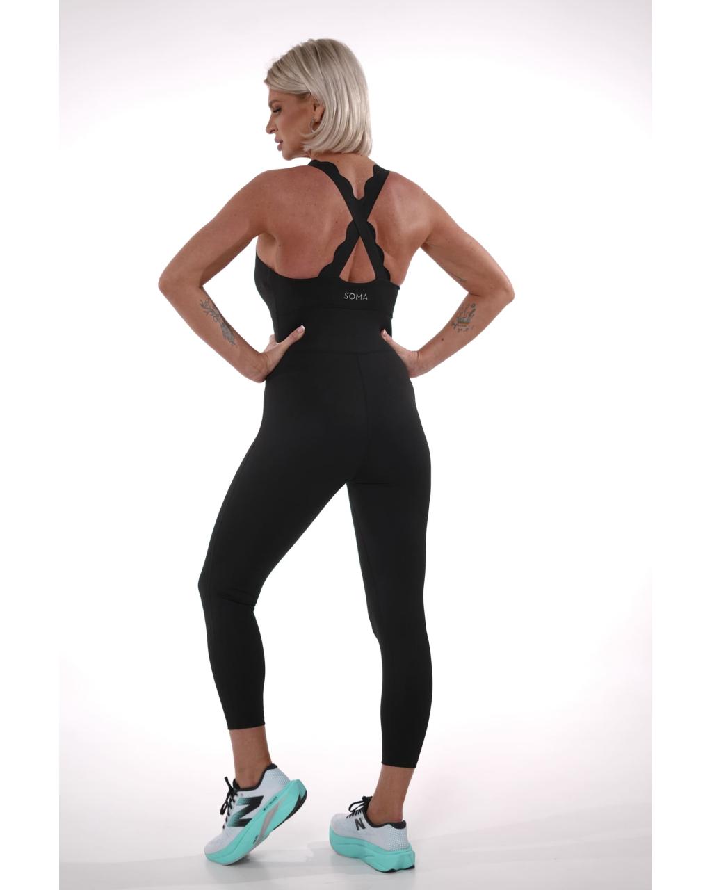 Комбінезон Wave Cross Back Black
