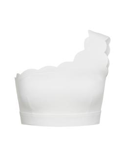 Топ Wave One Shoulder White