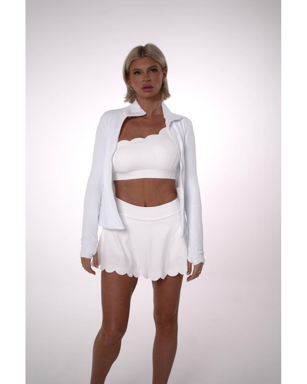 Топ Wave One Shoulder White