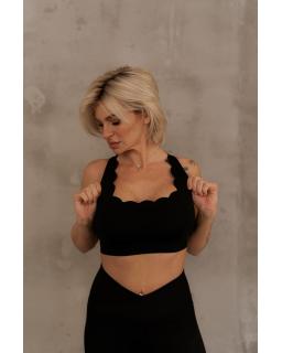 Топ Wave Cross Back Black