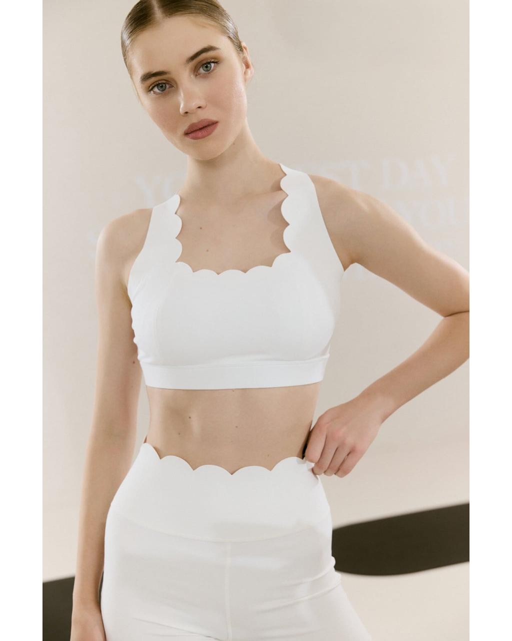 Топ Wave Cross Back White