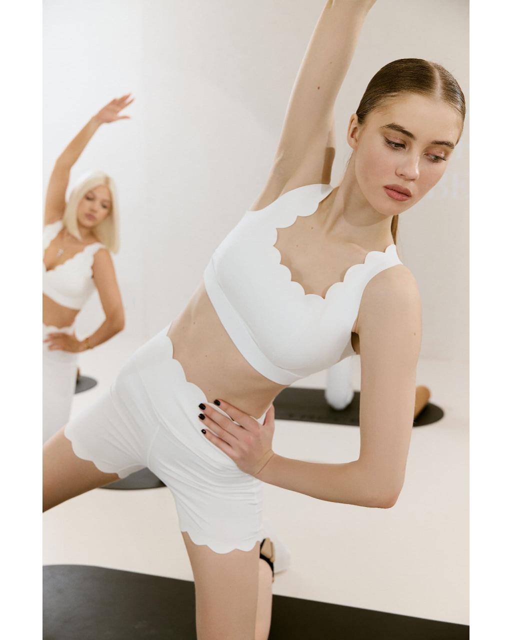 Топ Wave Cross Back White