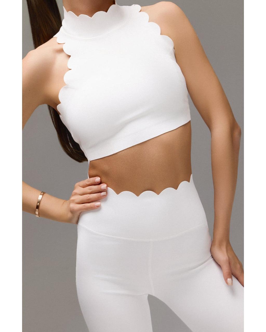 Top Wave Open Back White