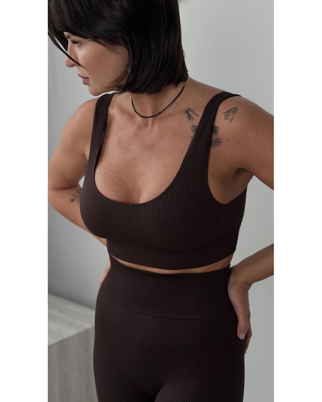 Ribbed top Soma Chocolate