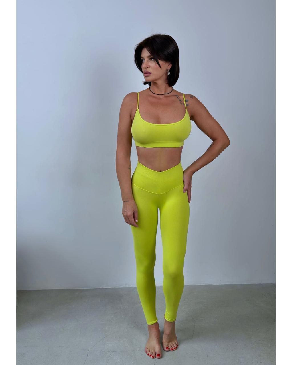 Top minimal Citrus Green