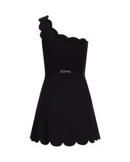 Dress Soma One Shoulder Black