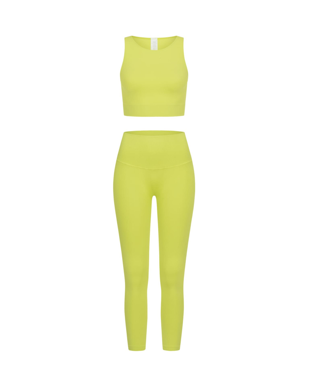 Set Citrus Green Crop Top