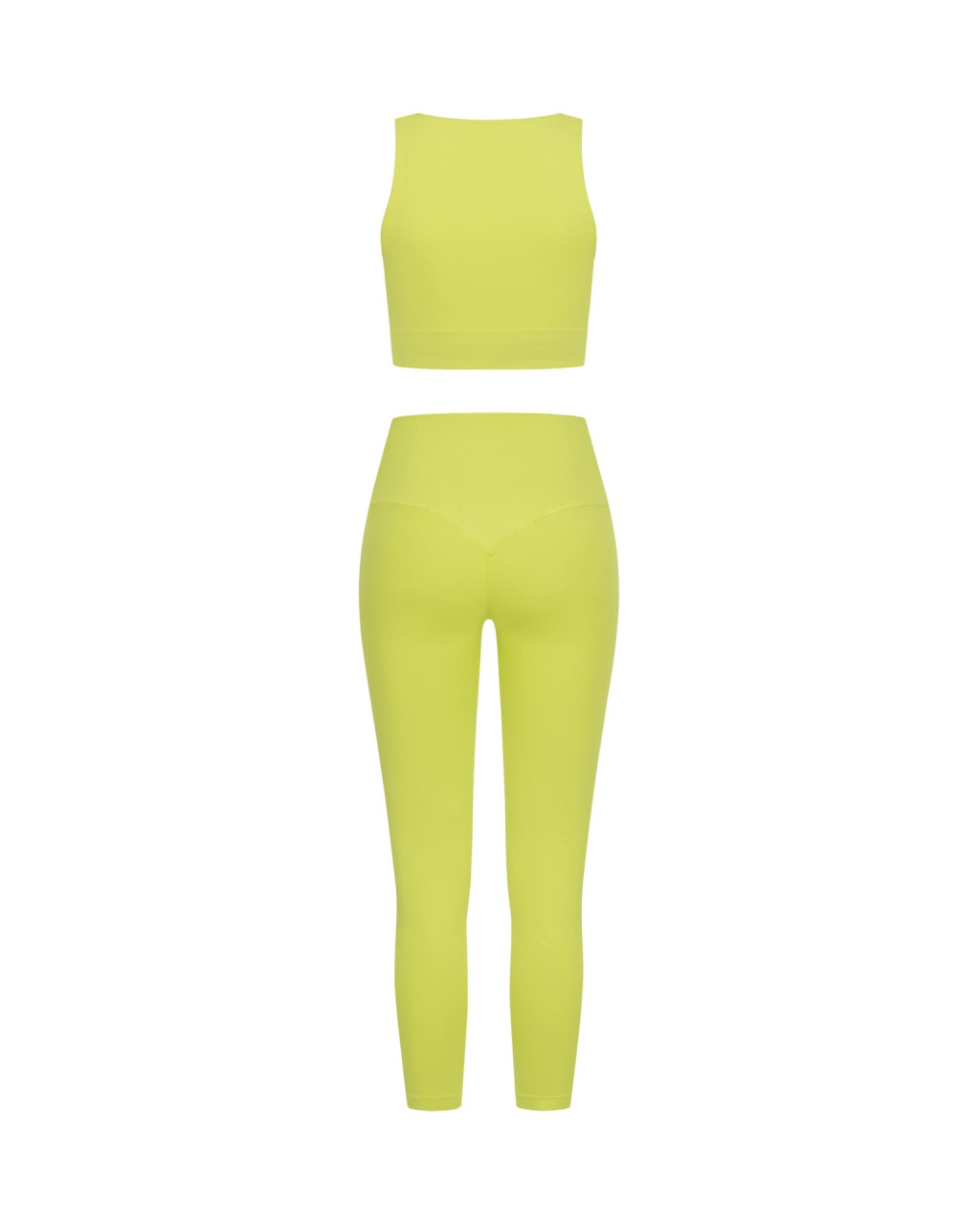 Set Citrus Green Crop Top