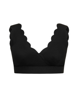 Топ Wave V neck Black