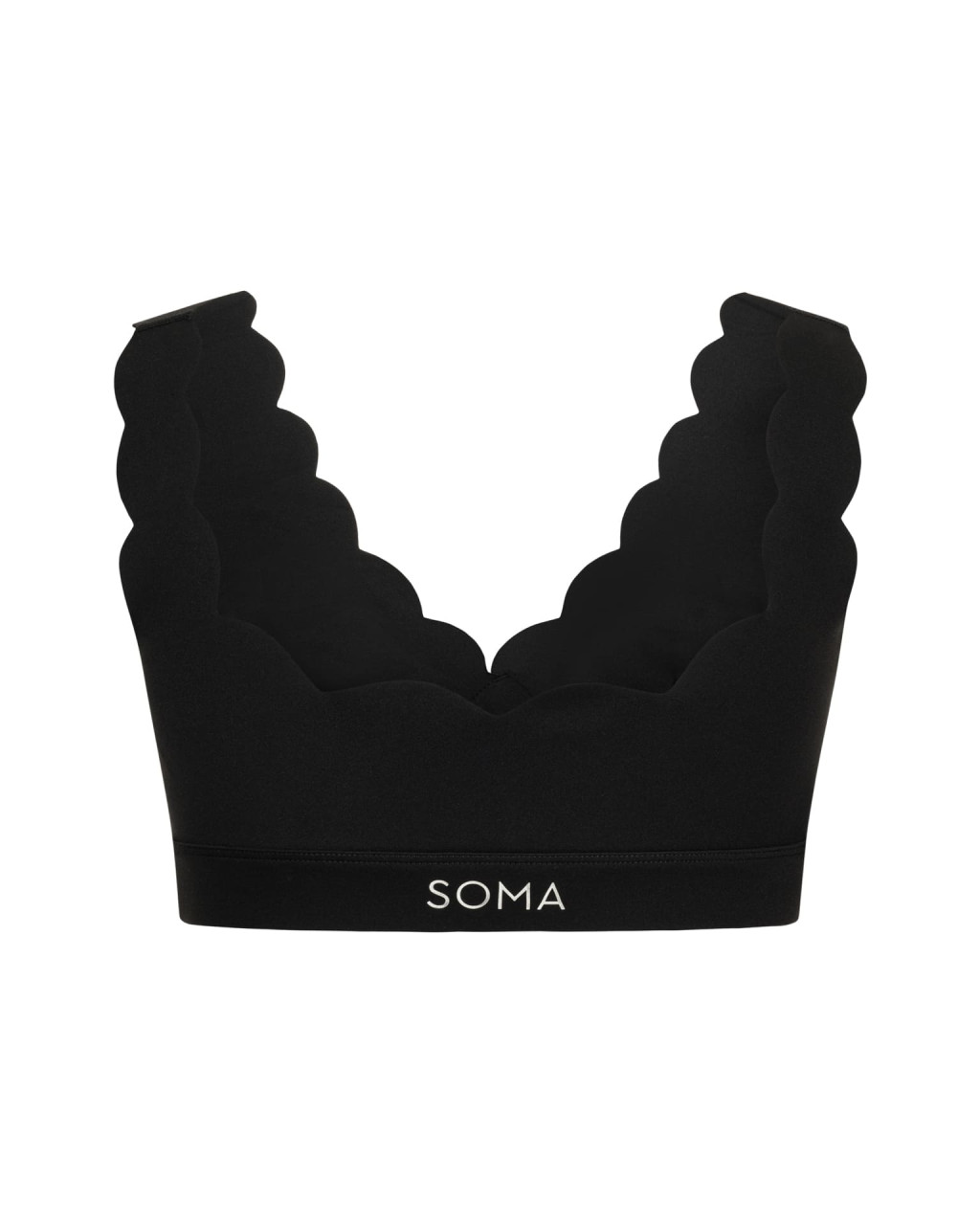 Топ Wave V neck Black