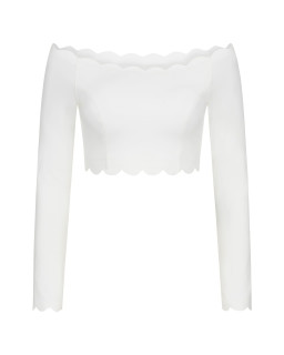 Лонгслів Wave White