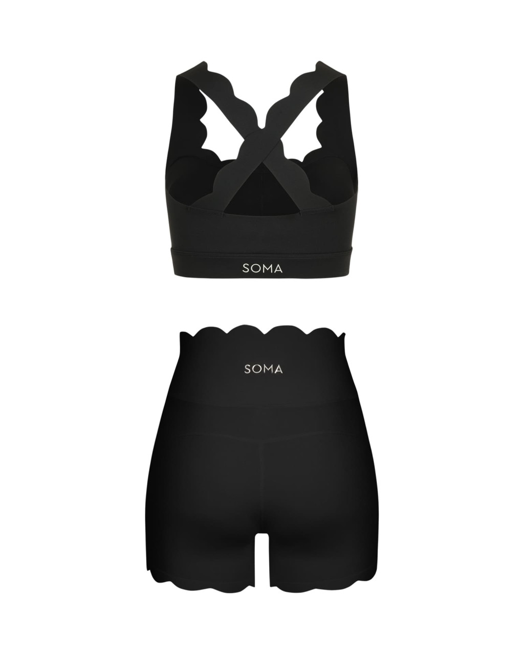 Комплект Soma Wave Cross Shorts Black