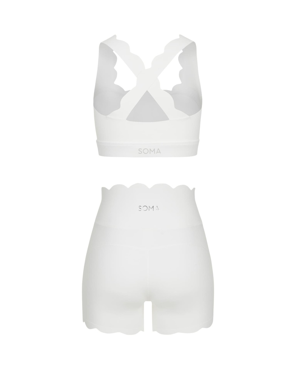 Комплект Soma Wave Cross Shorts White