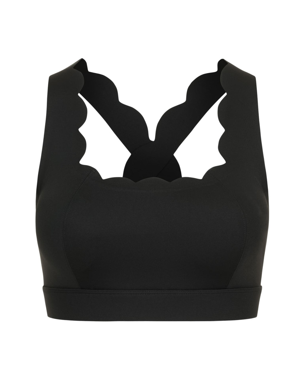 Top Wave Cross Back Black