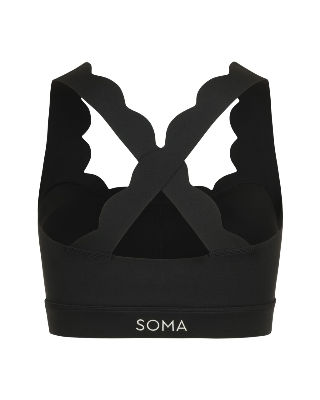 Топ Wave Cross Back Black