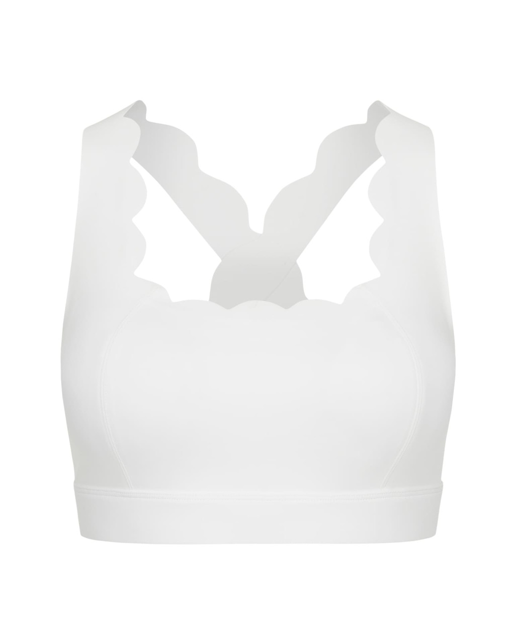 Top Wave Cross Back White