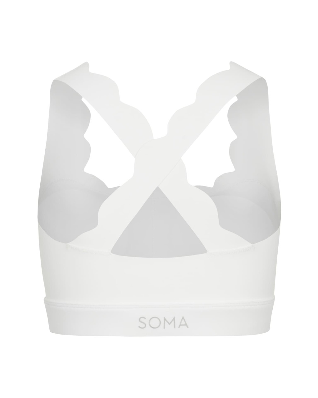 Топ Wave Cross Back White