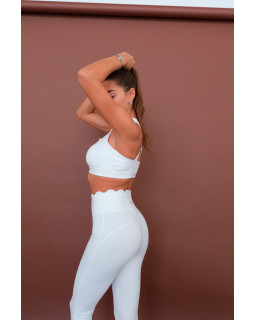 Топ Wave Cross Back White