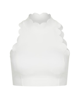 Топ Wave Open Back White