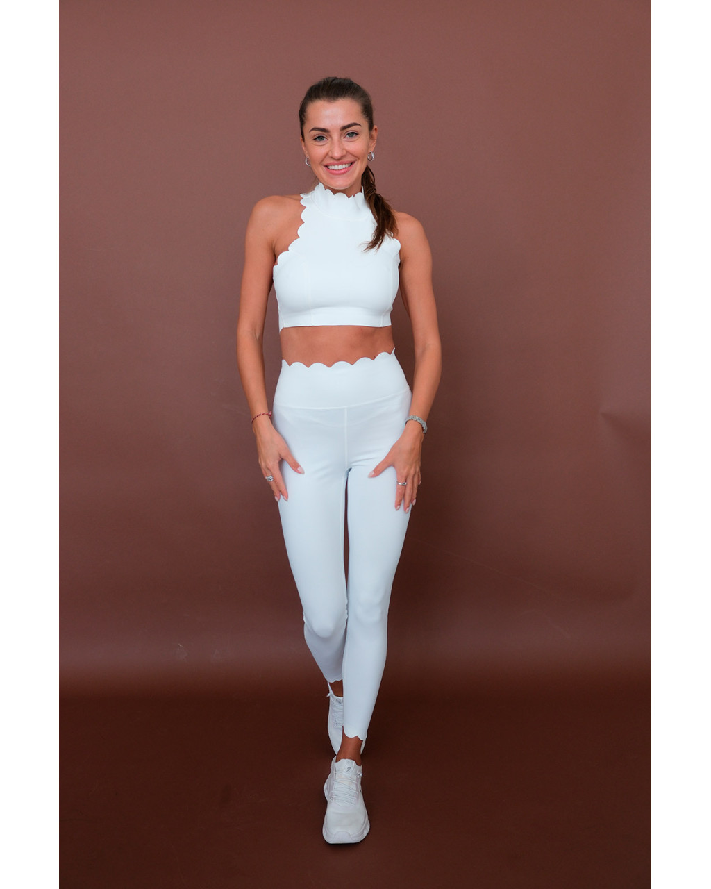 Топ Wave Open Back White
