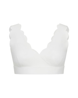 Топ Wave V neck White