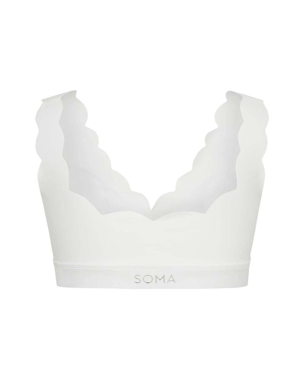 Топ Wave V neck White
