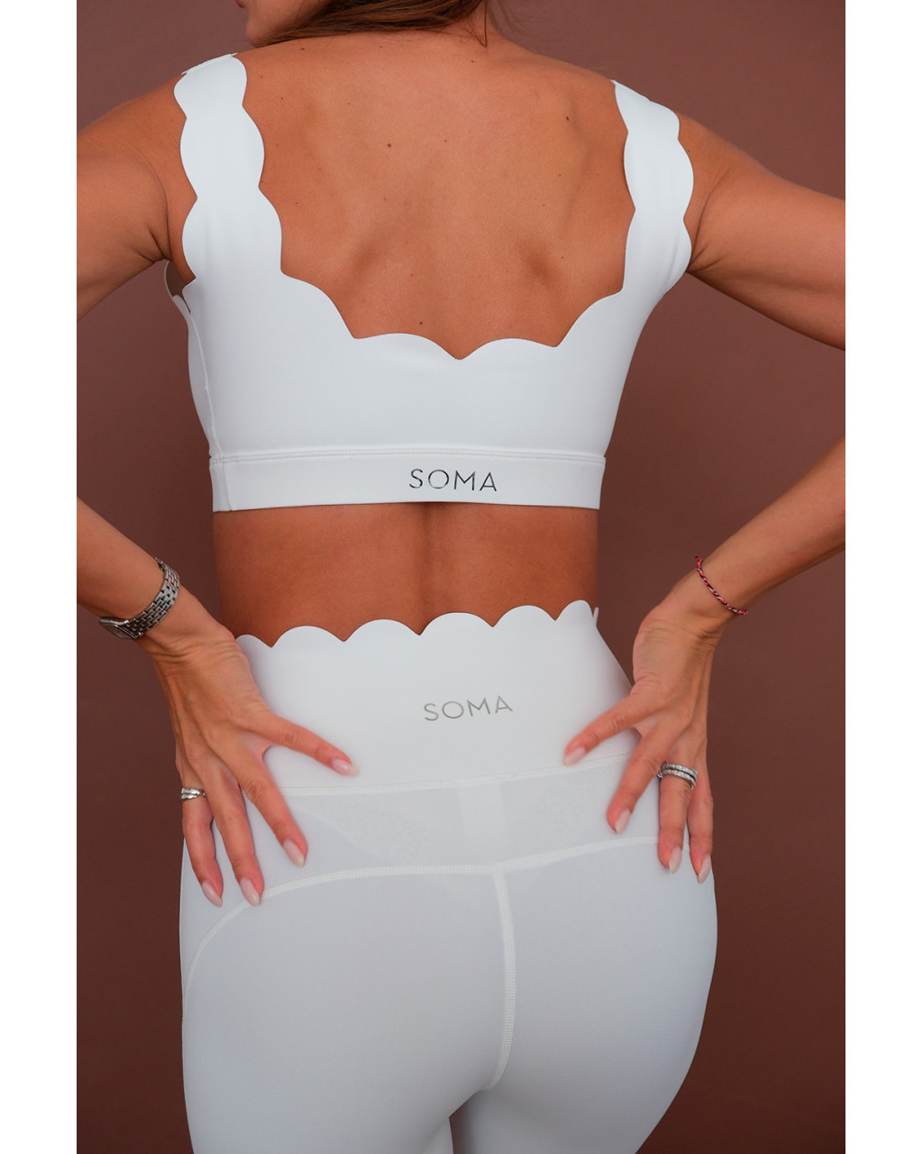 Топ Wave V neck White