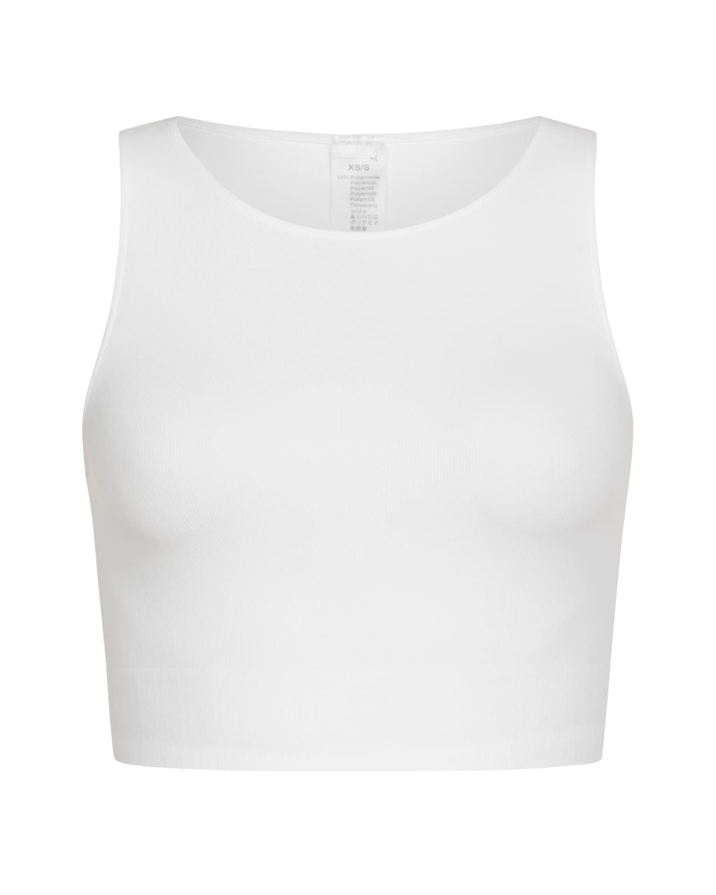 Кроп топ гладкий Coconut White