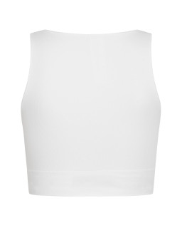 Crop top smooth Coconut White