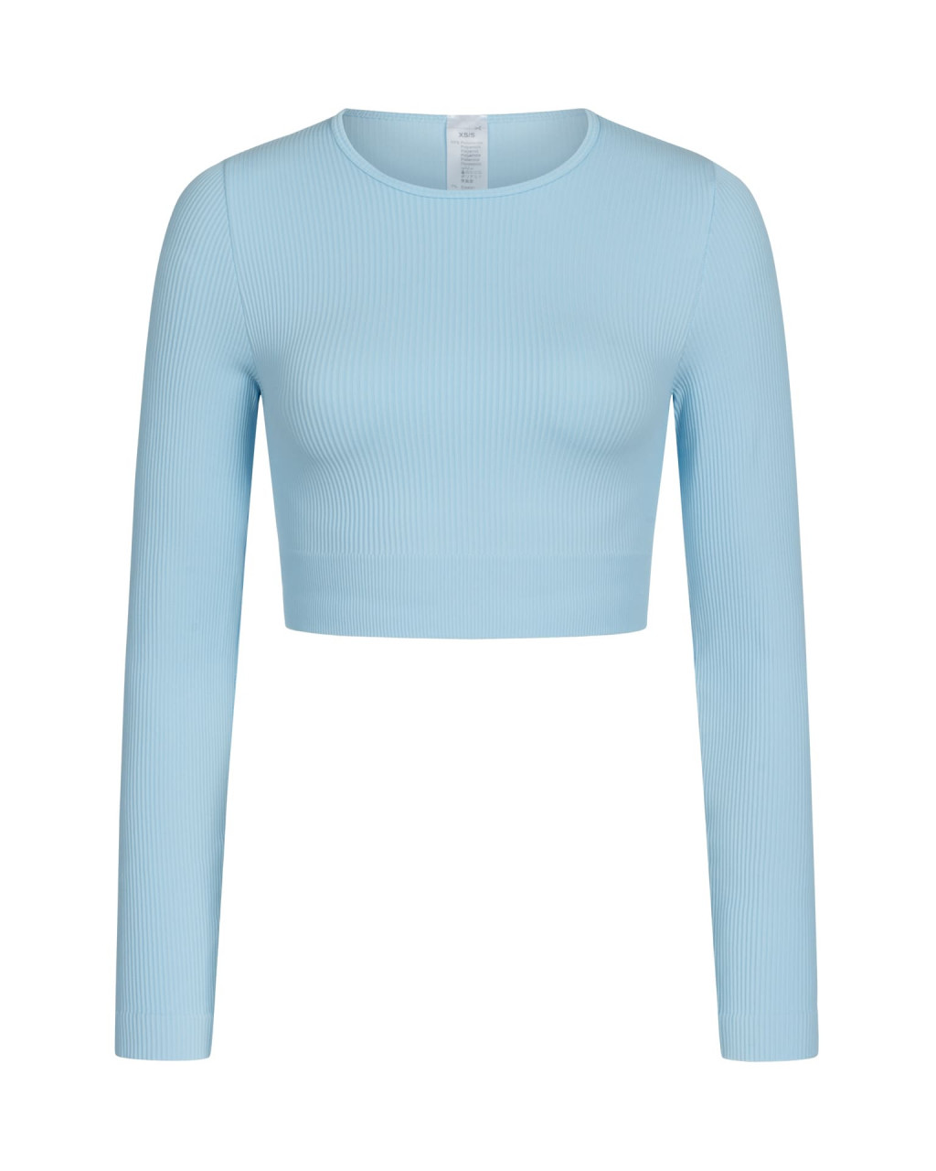 Лонгслив в рубчик Soma Crystal Blue