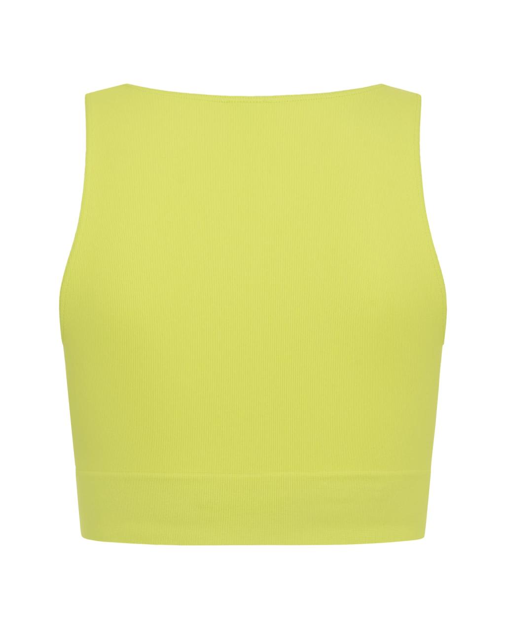 Кроп топ гладкий Citrus Green