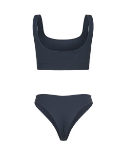 Купальник у рубчик Soma Blue Graphite