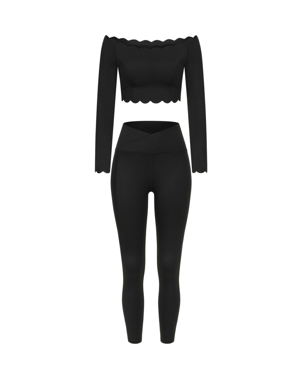 Set Dynamic Long Sleeve WAVE Black