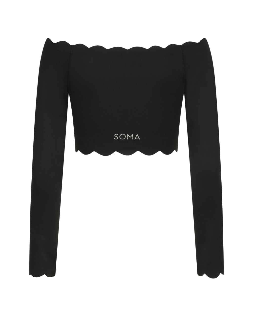 Long Sleeve Wave Black