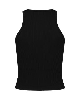 Топ tank в рубчик Black
