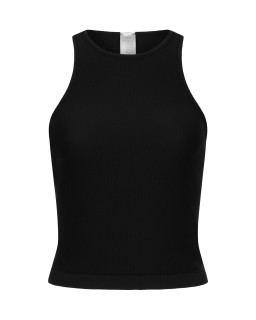Топ tank в рубчик Black