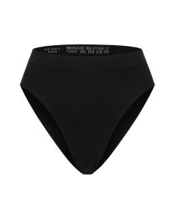 High rise panties Black