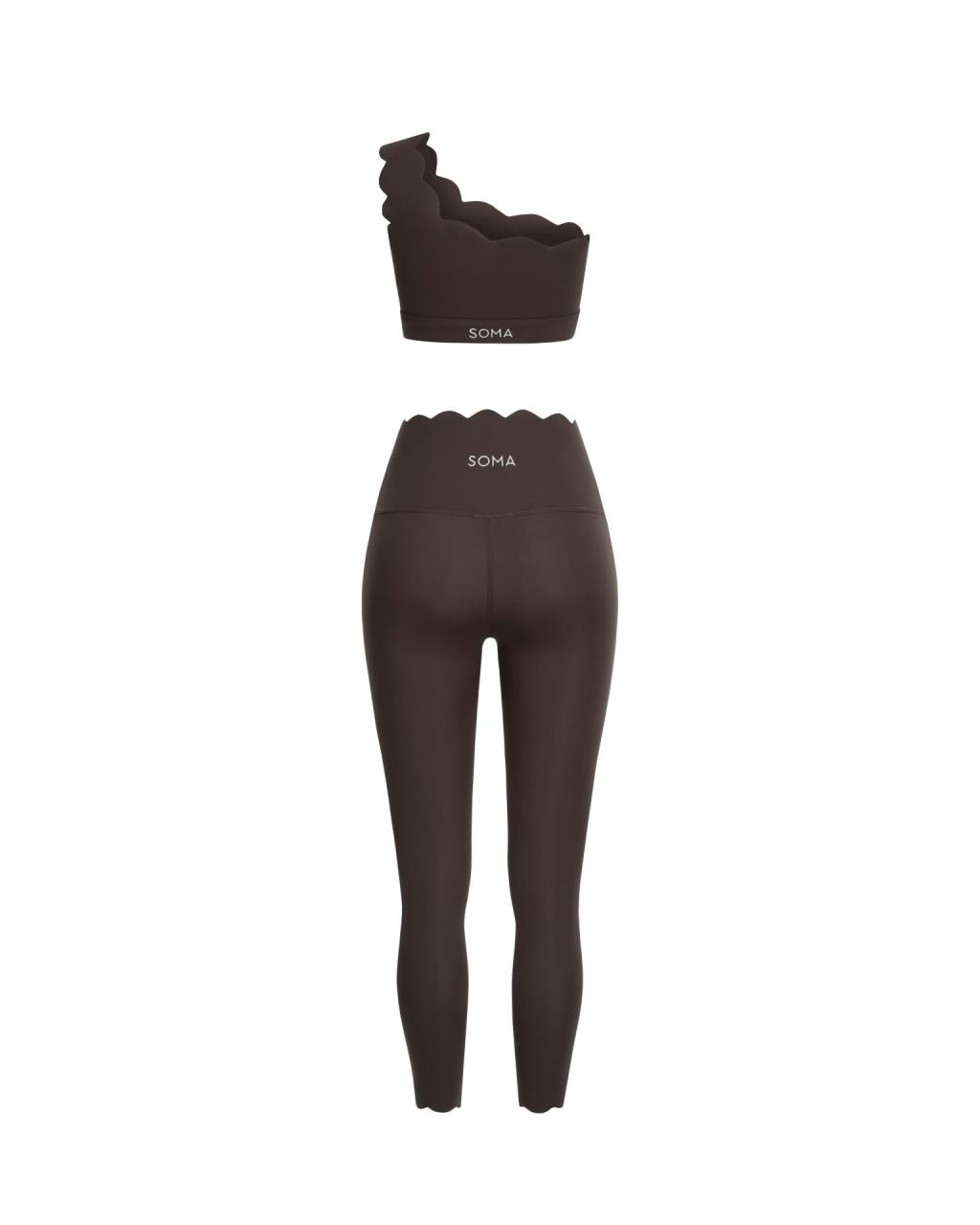 Set Wave One Shoulder Chocolate