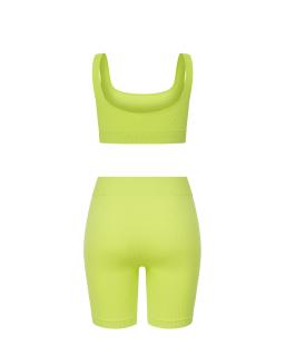 Комплект Citrus Green Shorts Top Ribbed