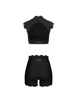Комплект Wave Shorts Backless Black