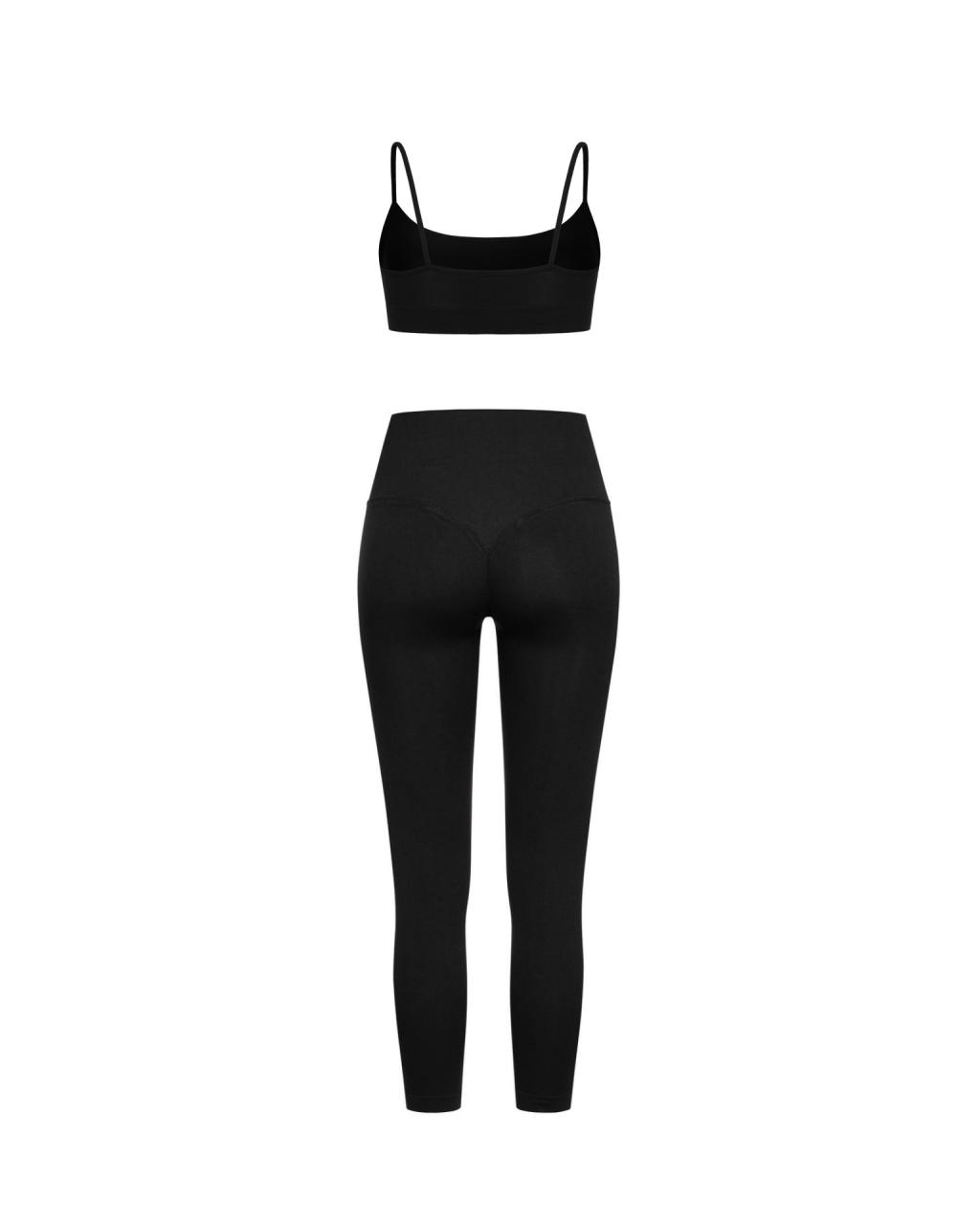 Set Black Push Up Top Minimal